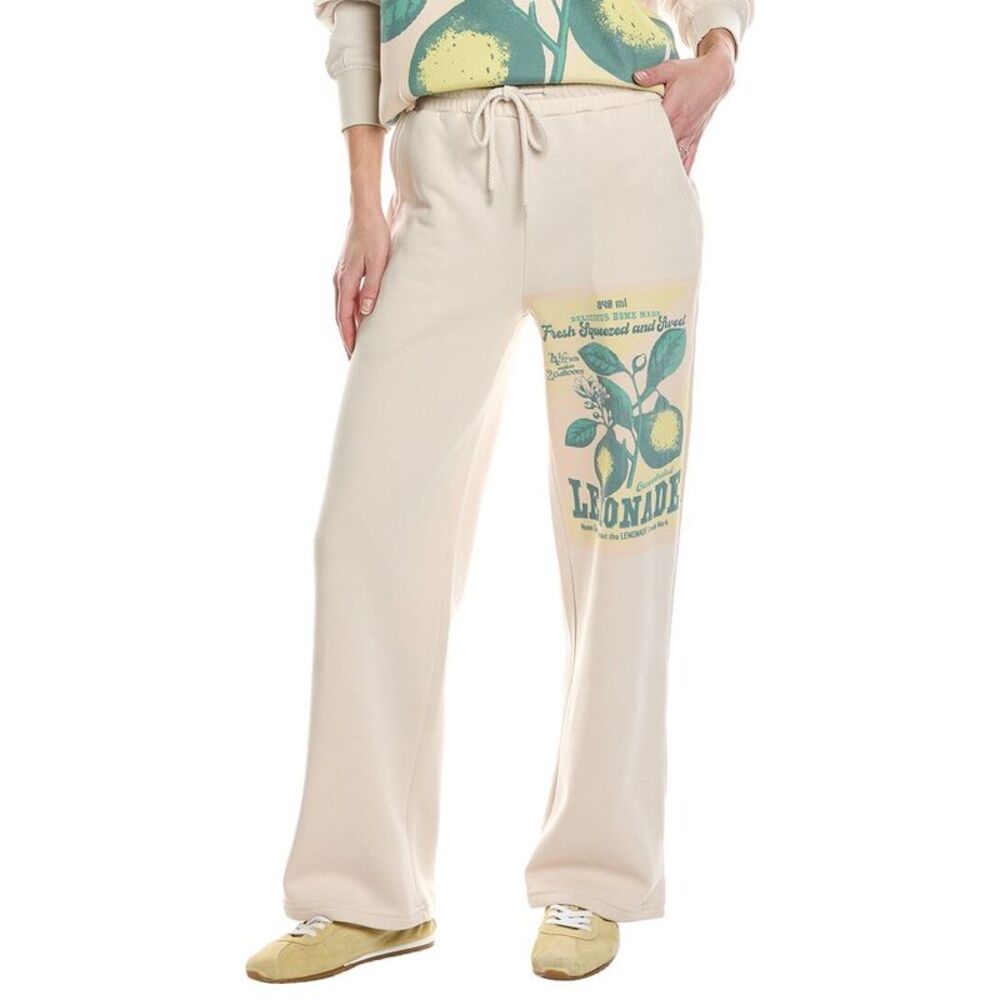 Nu Vintage Womens  Lemonade Sweatpant, Beige
